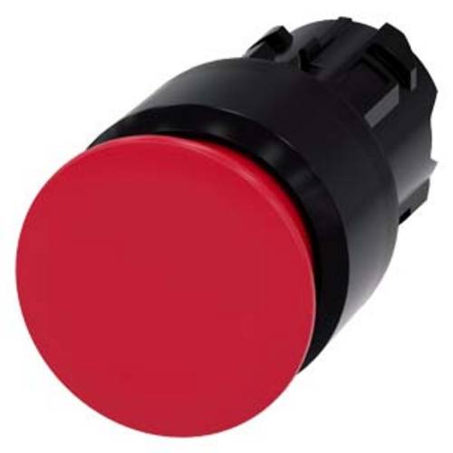 Siemens 3SU10001AA200AA0 3SU1000-1AA20-0AA0 Pilzdrucktaster (Ø x H) 30 mm x 30 mm IP66, IP67, IP69/