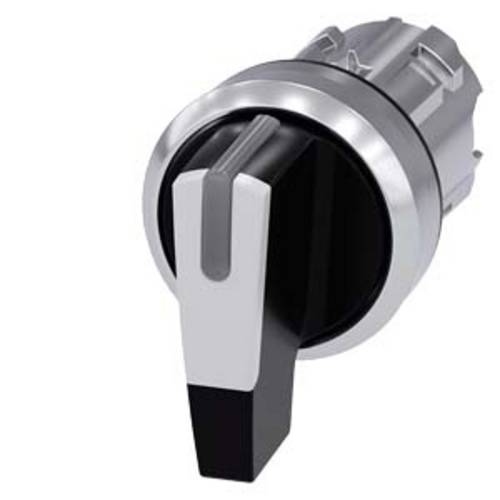 Siemens 3SU10522CM600AA0 3SU1052-2CM60-0AA0 Knebelschalter Knebel Weiß 2 x 45 ° 1 St.