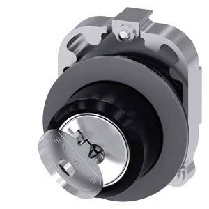 Siemens 3SU10604LF110AA0 3SU1060-4LF11-0AA0 Schlüsselschalter 1 x 90° IP66, IP67, IP69/IP69K 1St.