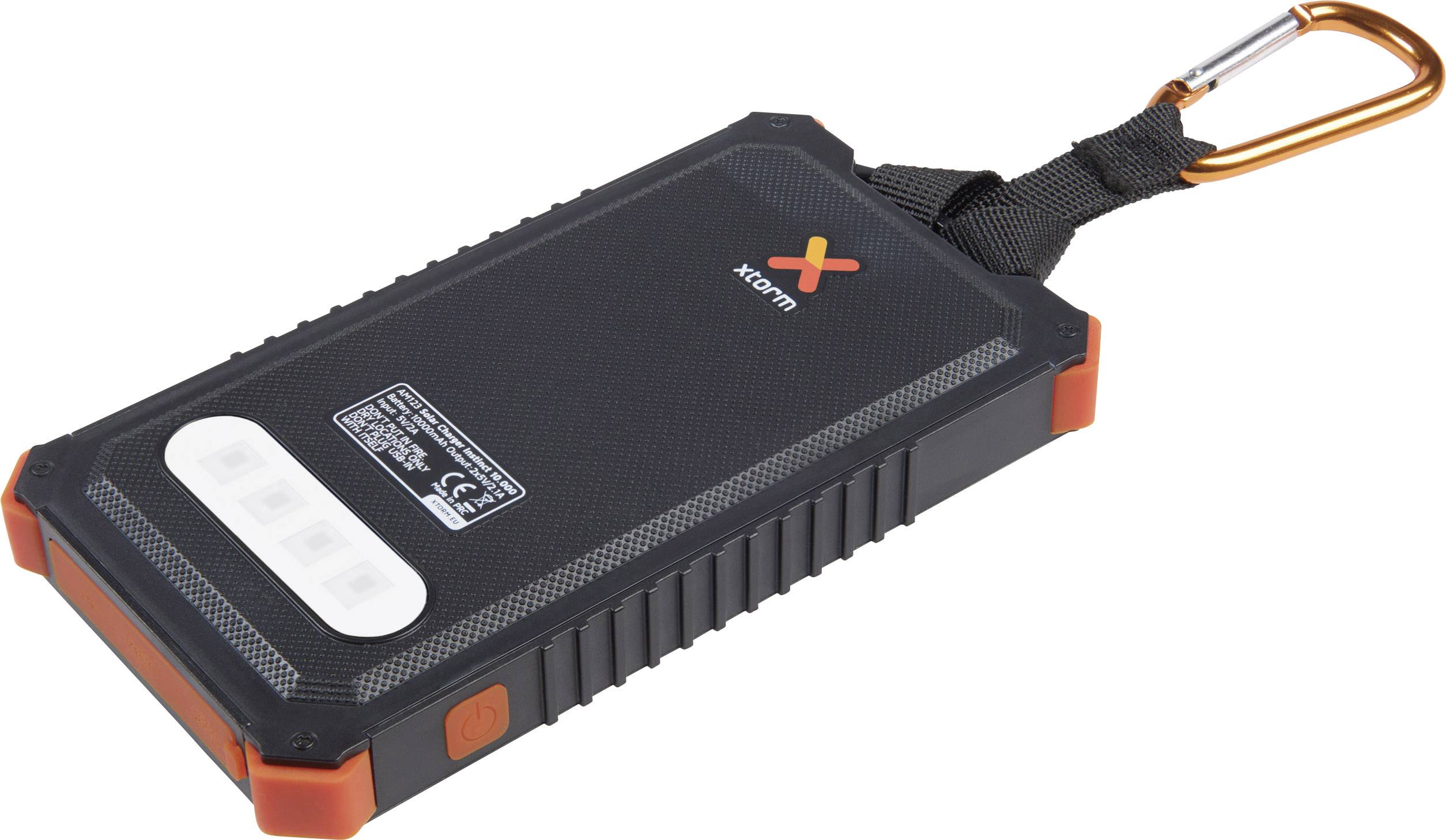 Xtorm by A-Solar Powerbank Instict 10000 AM123 Solar-Ladegerät Ladestrom Solarzelle 220mA 1.2W Kapazität (mAh, Ah) 10000 mAh