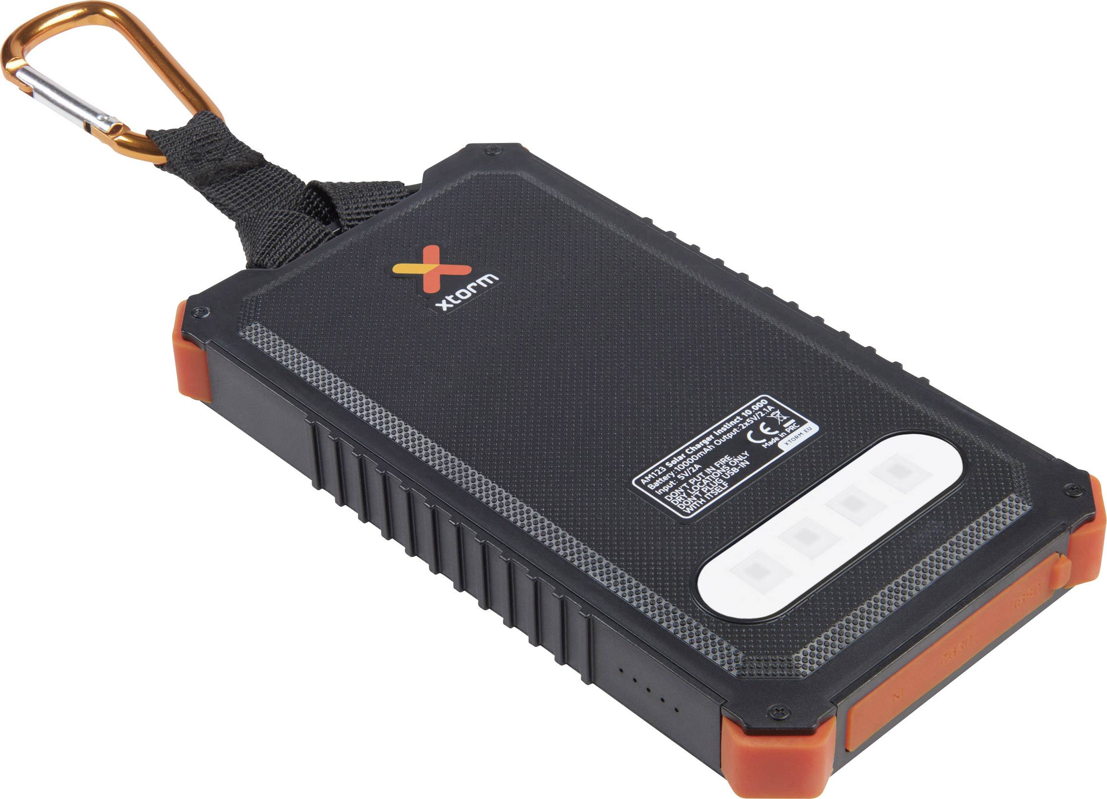 Xtorm by A-Solar Powerbank Instict 10000 AM123 Solar-Ladegerät Ladestrom Solarzelle 220mA 1.2W Kapazität (mAh, Ah) 10000 mAh
