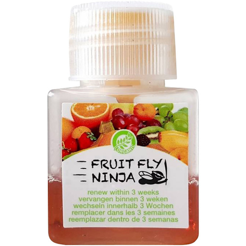 Fruit Fly Ninja Fruit-Fly-Trap 42219 Fliegenfalle (B x H x T) 30 x 50 x 30 mm 12 ml