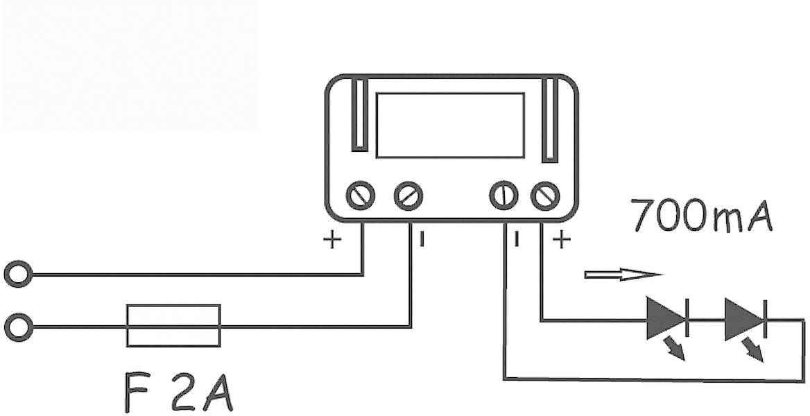 Barthelme LED-Konverter 700mA Betriebsspannung max.: 30 V/DC, 12 V/AC