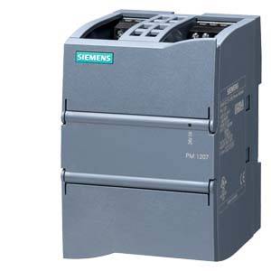 Ein graues Siemens-Steuergerät, Modell 'PM 1207'. Es ist ein technisches Gerät zur Steuerung industrieller Prozesse.