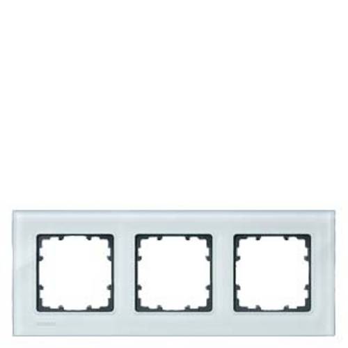 Siemens Schalterprogramm 3fach Rahmen Delta Glas 5TG12030 1 St.