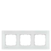 Siemens Schalterprogramm 3fach Rahmen Delta Weiß 5TG12031 1St. Siemens Schalterprogramm 3fach Rahmen Delta Weiß 5TG12031 1St.