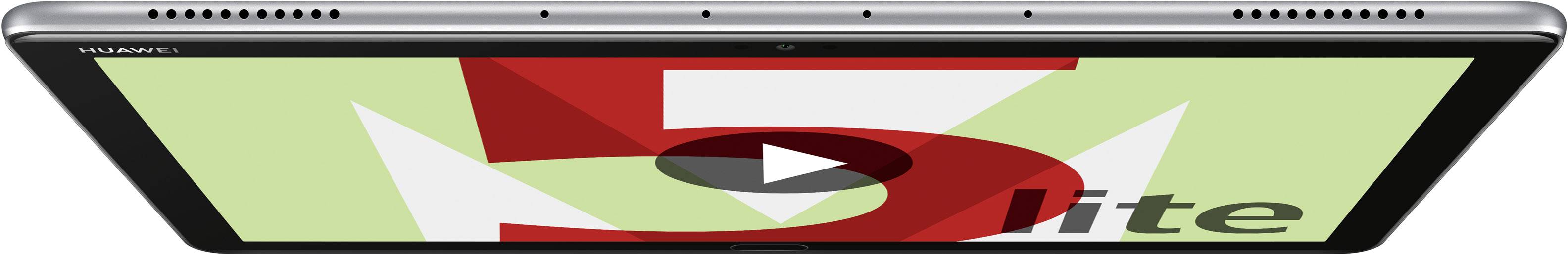 HUAWEI Mediapad M5 Lite WiFi 32GB Grau Android-Tablet 25.7cm (10.1 Zoll) 1.7GHz, 2.4GHz Kirin Android™ 8.0 Oreo 1920 x 1200 Pixel