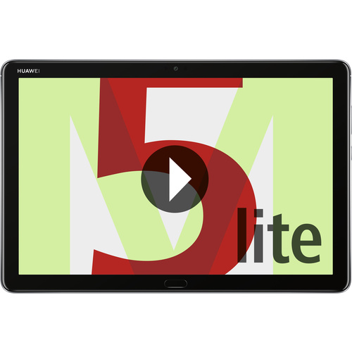 HUAWEI Mediapad M5 Lite LTE LTE/4G, WiFi 32 GB Grau Android-Tablet 25.7 cm (10.1 Zoll) 1.7 GHz, 2.4