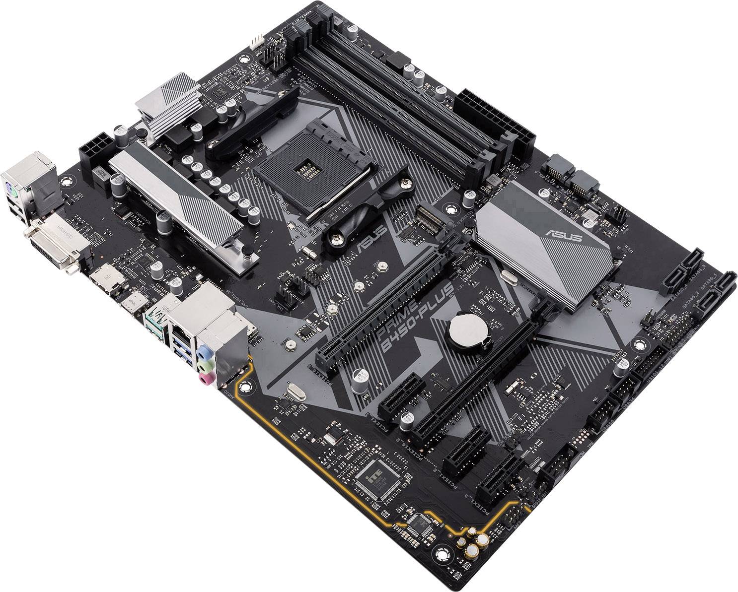 Asus Prime B450-Plus Mainboard Sockel (PC) AMD® AM4 Formfaktor (Details) ATX Mainboard-Chipsatz AMD