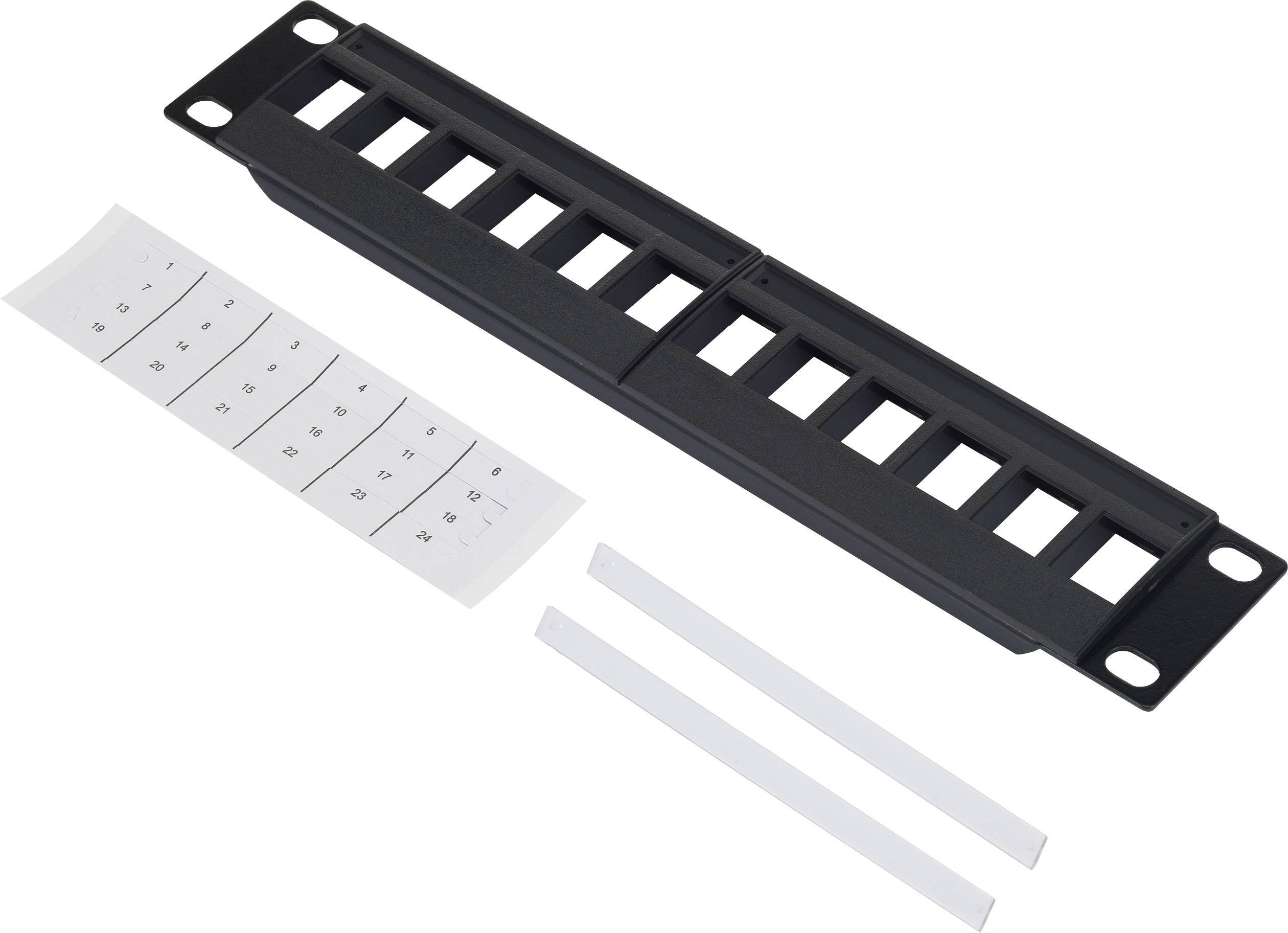 Renkforce KS10 12 Port Netzwerk-Patchbox CAT 6a 1 HE