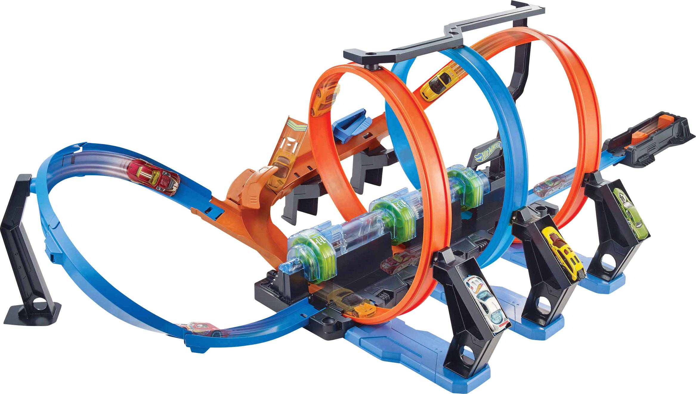 Hot Wheels Korkenzieher-Crash Trackset FTB65