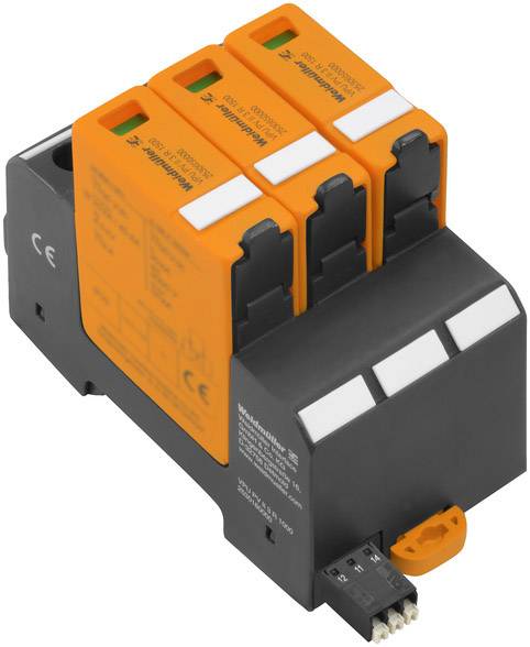 Weidmüller 2530650000 VPU PV II 3 R 1500 Überspannungsschutz-Ableiter steckbar Überspannungsschutz für: Photovoltaik-Anlage 20 kA