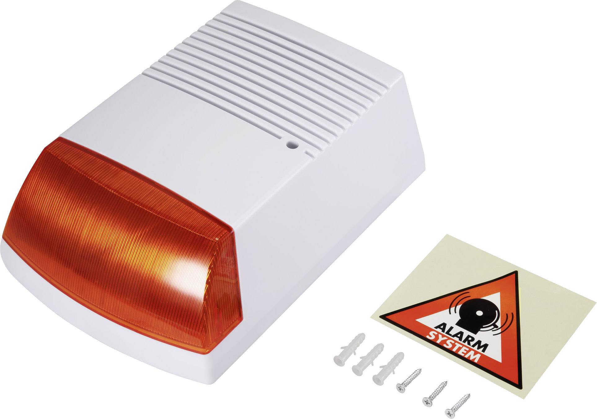 Basetech BT-1761036 Alarm-Blitzleuchte Rot Innenbereich, Außenbereich 4.5 V/DC