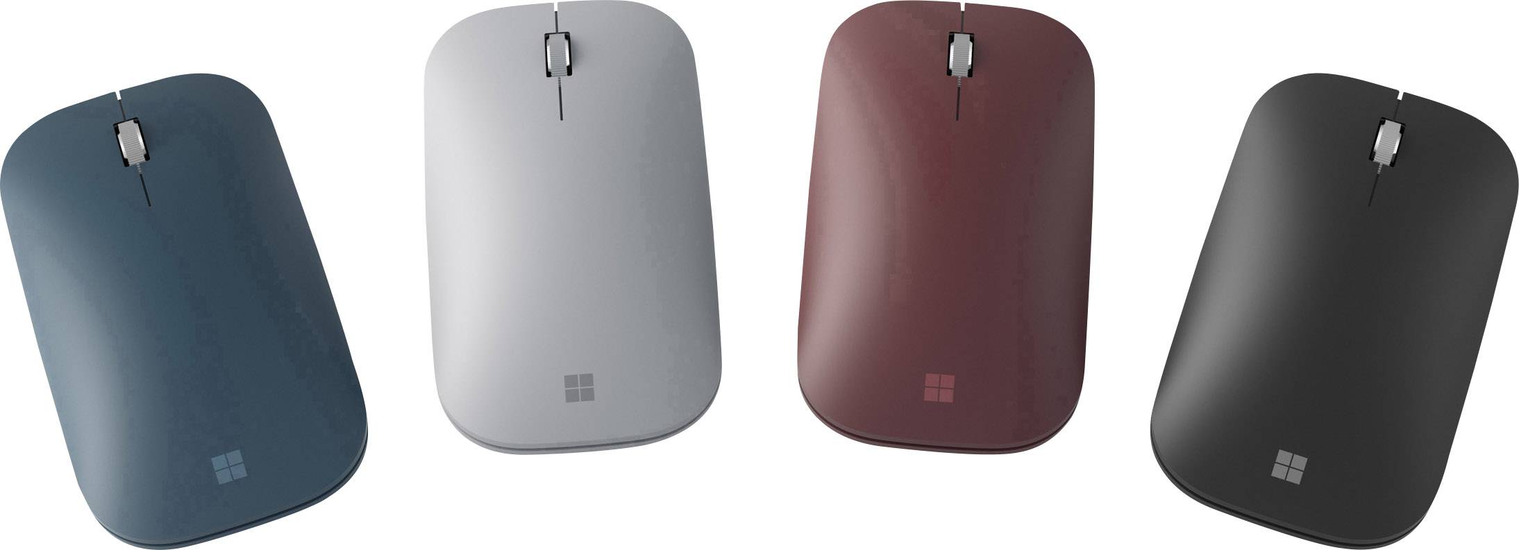 Microsoft Surface Mobile Mouse Bluetooth® Maus Integriertes Scrollrad, Maustasten Kobaltblau