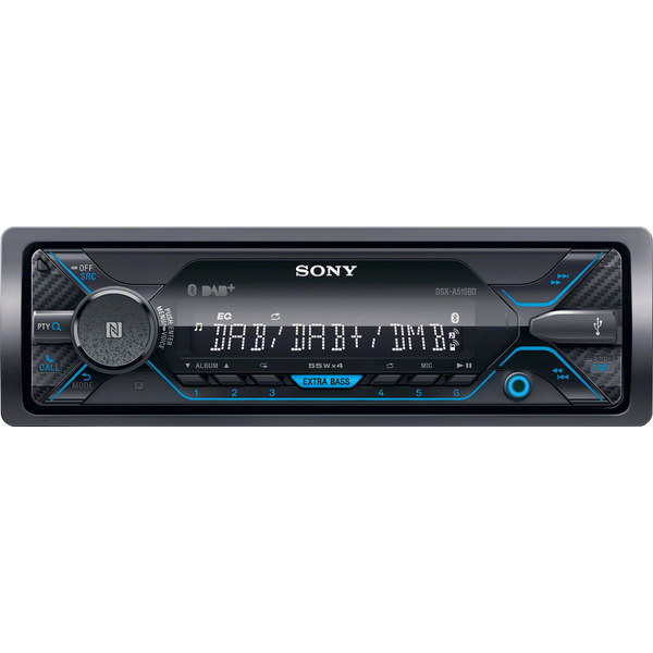 Sony DSX-A510KIT Autoradio DAB+ Tuner, Bluetooth®-Freisprecheinrichtung  versandkostenfrei