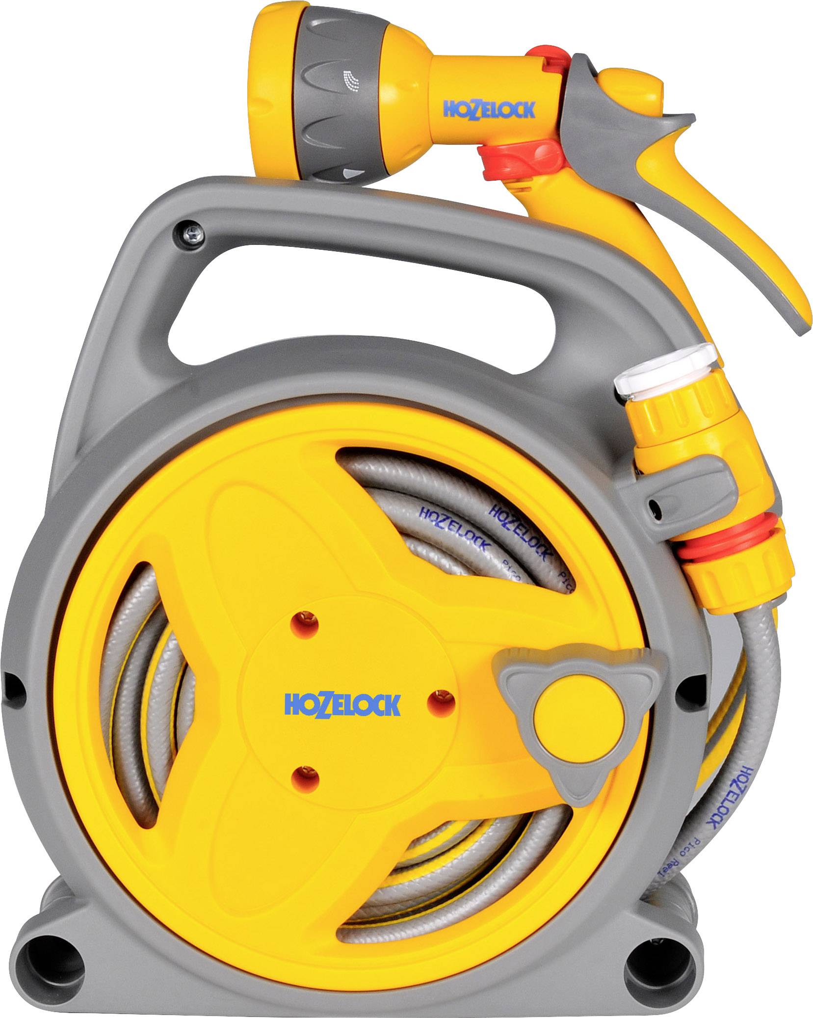 Hozelock 2425 0000 Pico Reel Gartenschlauchtrommel 10 m 1 St. Gelb, Grau (matt)