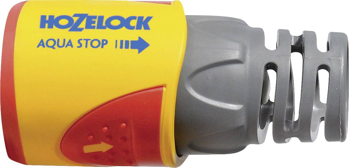 Hozelock 2055 6000 Kunststoff Schlauchkupplung Steckkupplung, 12 - 15mm (1/2") Ø Wasserstop