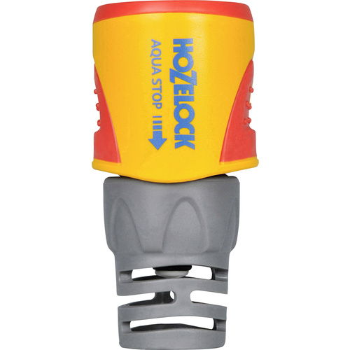 Hozelock 2055 6000 Kunststoff Schlauchkupplung Steckkupplung, 12 - 15mm (1/2") Ø Wasserstop