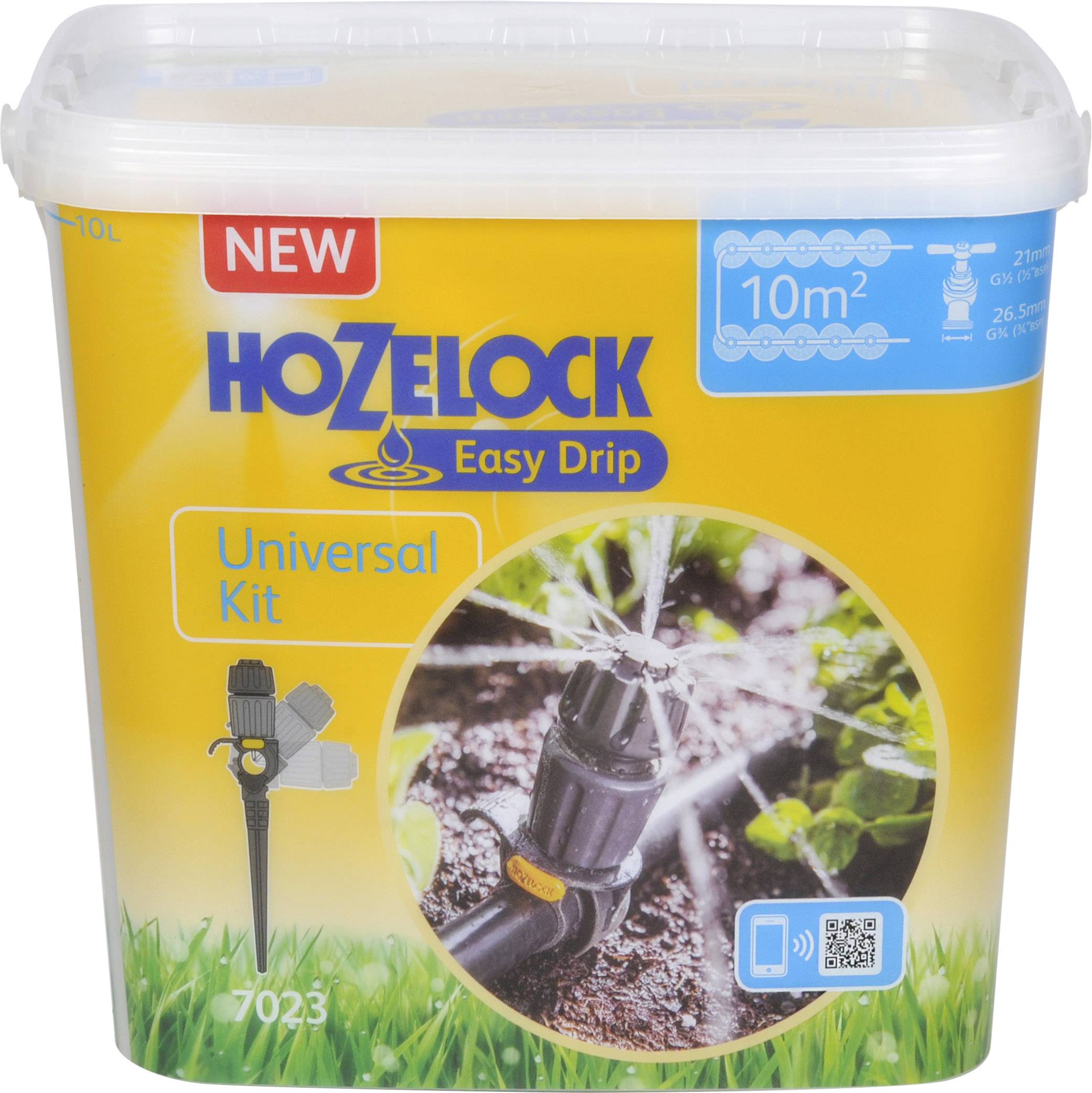 Hozelock 7023 0000 Universal-Flächenbewässerung Steckkupplung