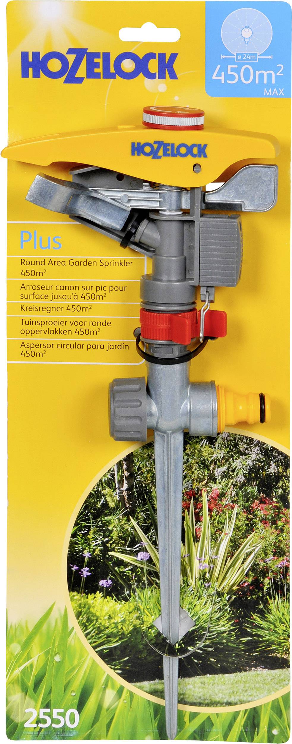 Hozelock 2550 0000 Kreisregner 450m² (max.)