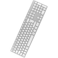Keysonic KSK-8022BT (DE) Funk Tastatur Deutsch, QWERTZ Weiß Wiederaufladbar Keysonic KSK-8022BT (DE) Funk Tastatur Deutsch, QWERTZ Weiß Wiederaufladbar