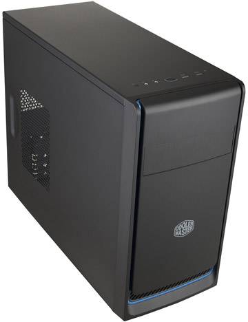 Cooler Master MasterBox E300L Midi-Tower PC-Gehäuse Schwarz, Silber 1 vorinstallierter Lüfter