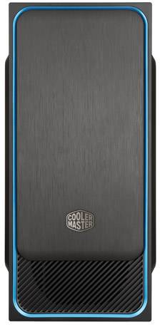 Cooler Master MasterBox E500L Midi-Tower PC-Gehäuse Schwarz, Blau 1 vorinstallierter Lüfter