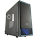 Cooler Master Masterbox E500L Win Midi-Tower PC-Gehäuse Schwarz, Blau 1 vorinstallierter Lüfter, Seitenfenster, Staubfilter