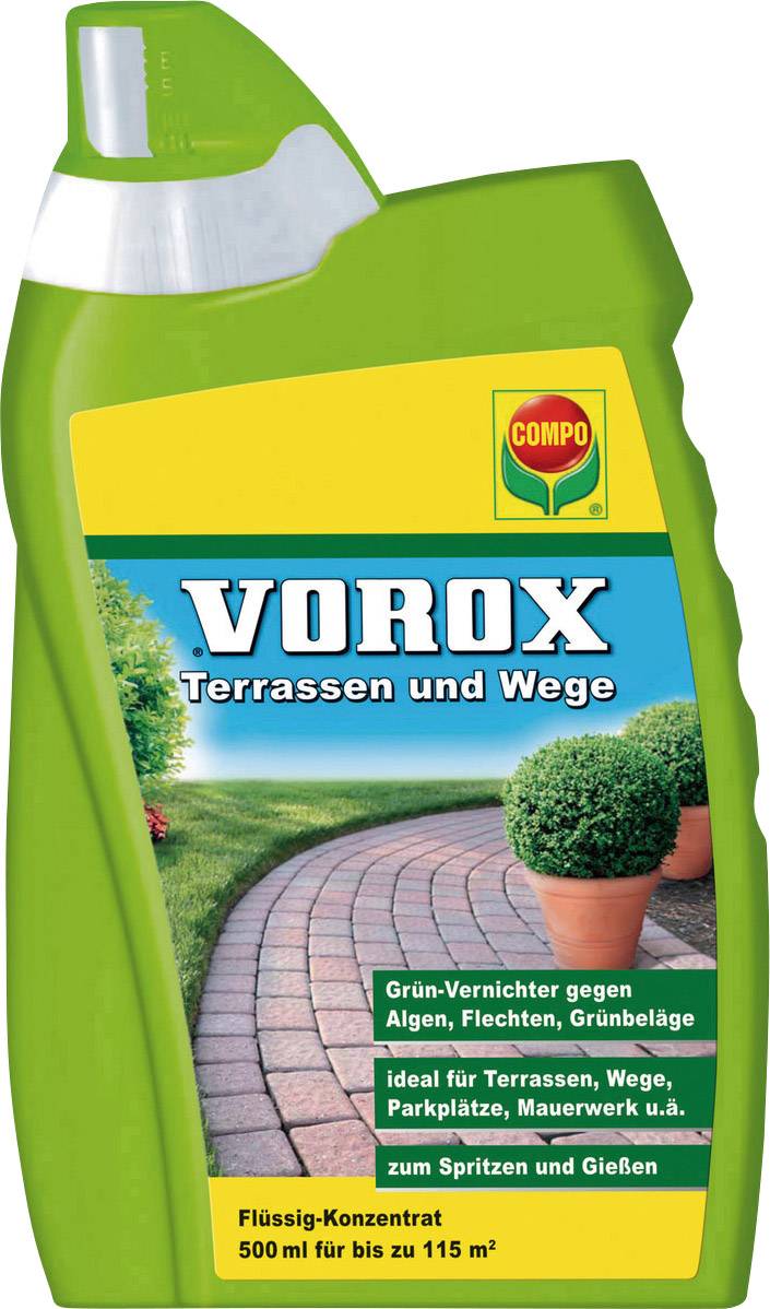 OROX Terrassen und Wege Compo Grünbelag-Entferner 115 m² 2538366004 500 ml