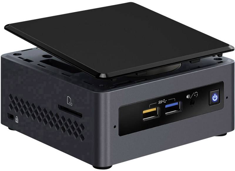 Intel BOXNUC7CJYH2 Barebone mit CPU Intel® Celeron® J4005 2 x 2.0 GHz / max. 2.7 GHz