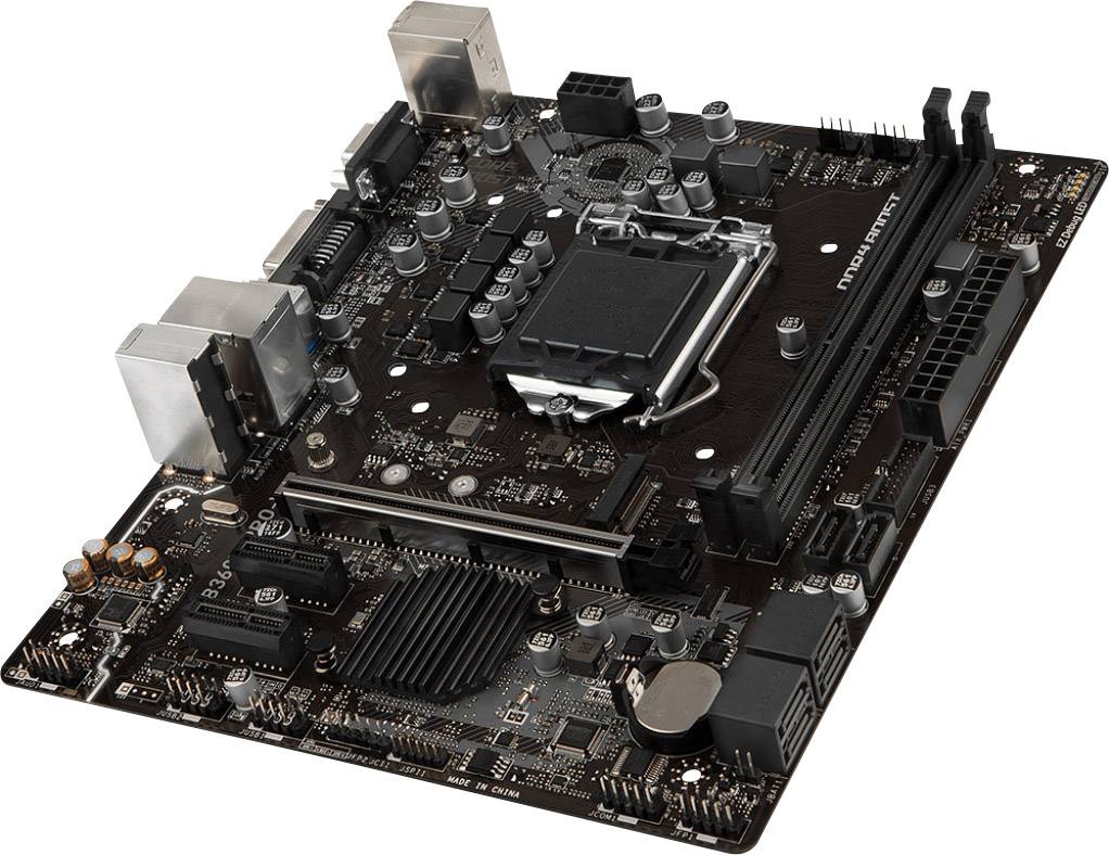 MSI B360M PRO-VD Mainboard Sockel (PC) Intel® 1151v2 Formfaktor (Details) Micro-ATX Mainboard-Chipsatz Intel® B360