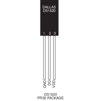 Maxim Integrated DS18S20+ DS18S20+ Temperatursensor -55 bis +125°C TO-92 radial bedrahtet Maxim Integrated DS18S20+ DS18S20+ Temperatursensor -55 bis +125°C TO-92 radial bedrahtet