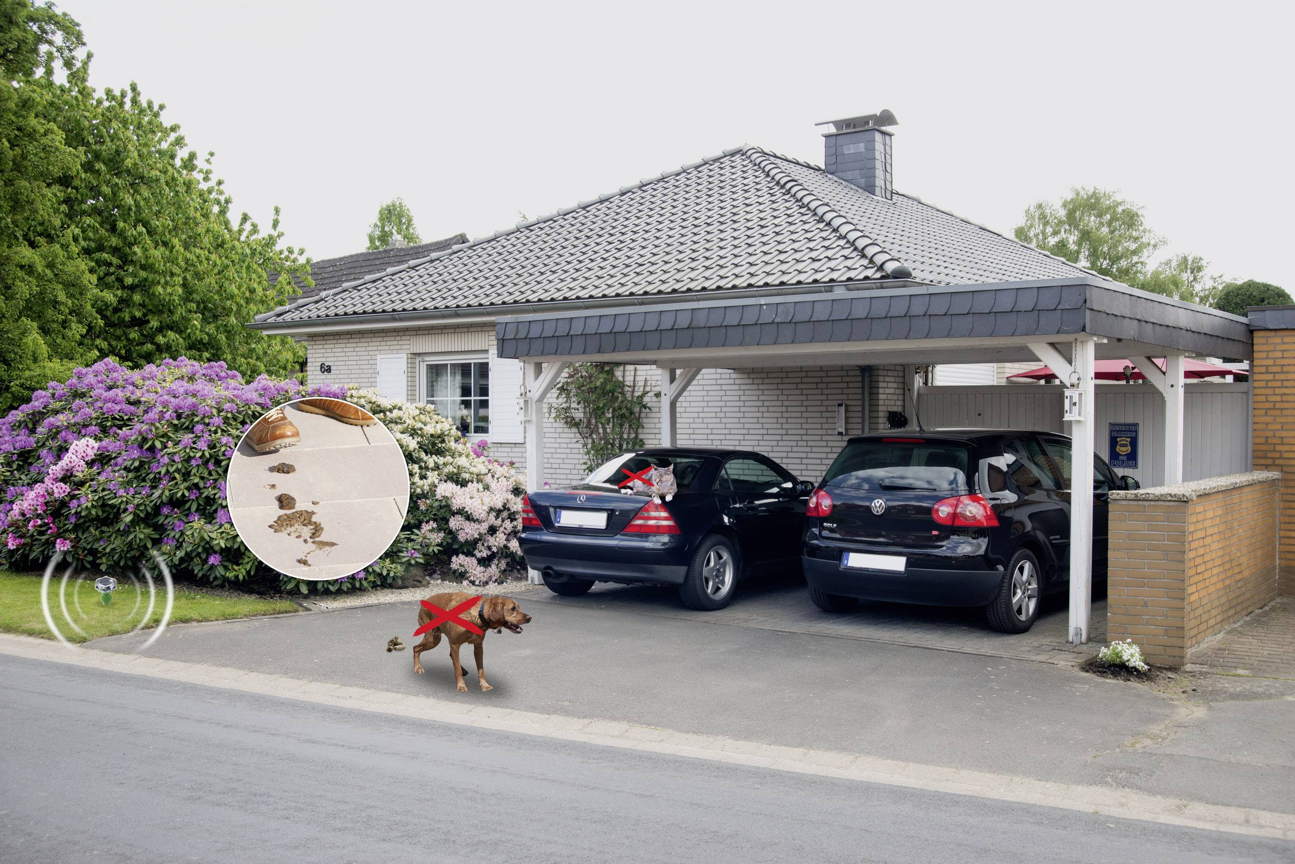 Gardigo Diamant Wühlmausfalle Funktionsart Vibration, Multifrequenz Wirkungsbereich 700m² 1St.