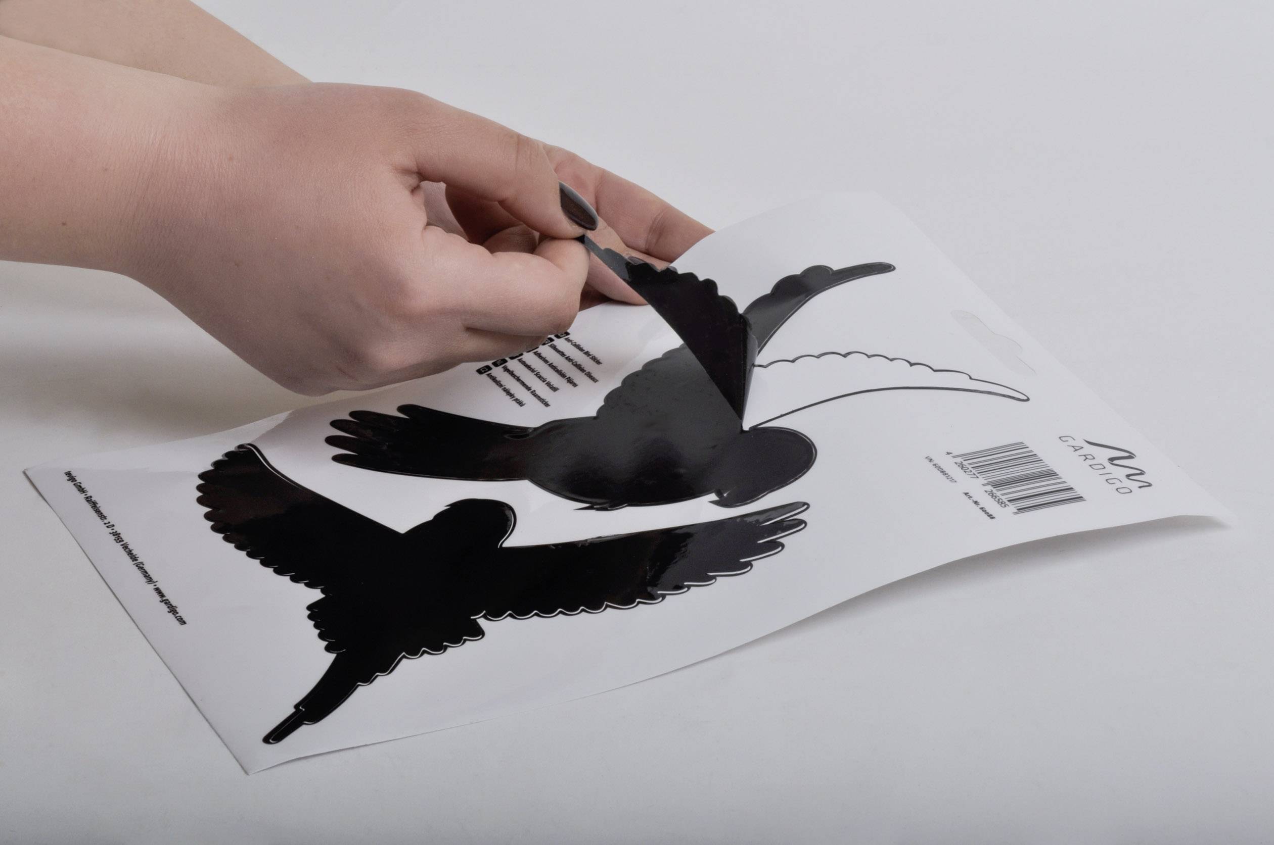 Gardigo Birdprotection Fensteraufkleber Vogelbild Funktionsart Abschreckung 5St.