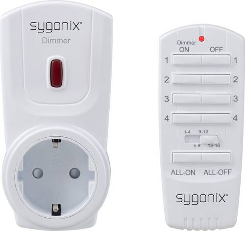 RSL Dimmer-Set Zwischenstecker Schaltleistung (max.) 300 W Reichweite max. (im Freifeld) 70 m