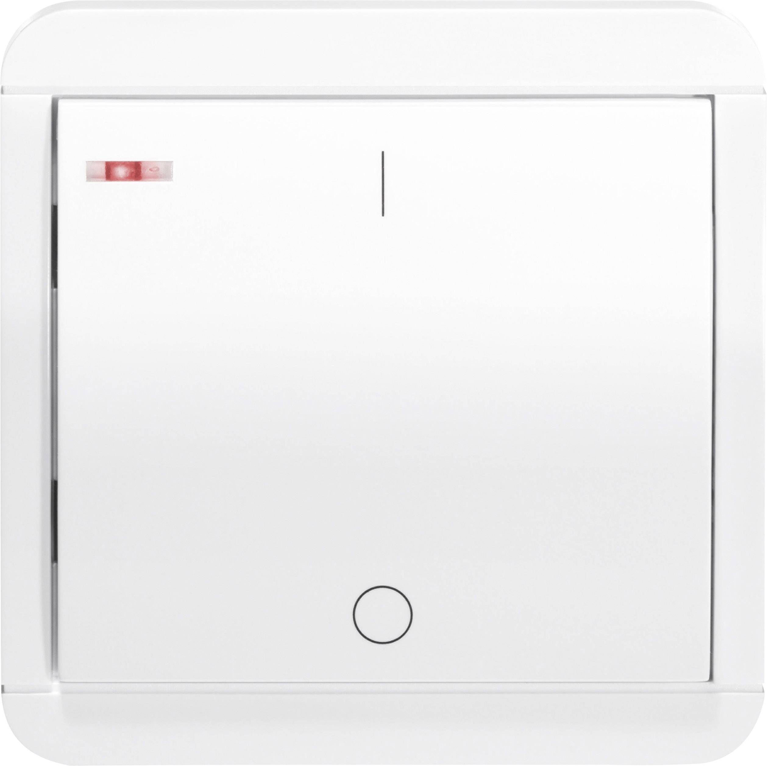 RS2W Funk Wandschalter Oberflächenmontage Reichweite max. (im Freifeld) 150 m