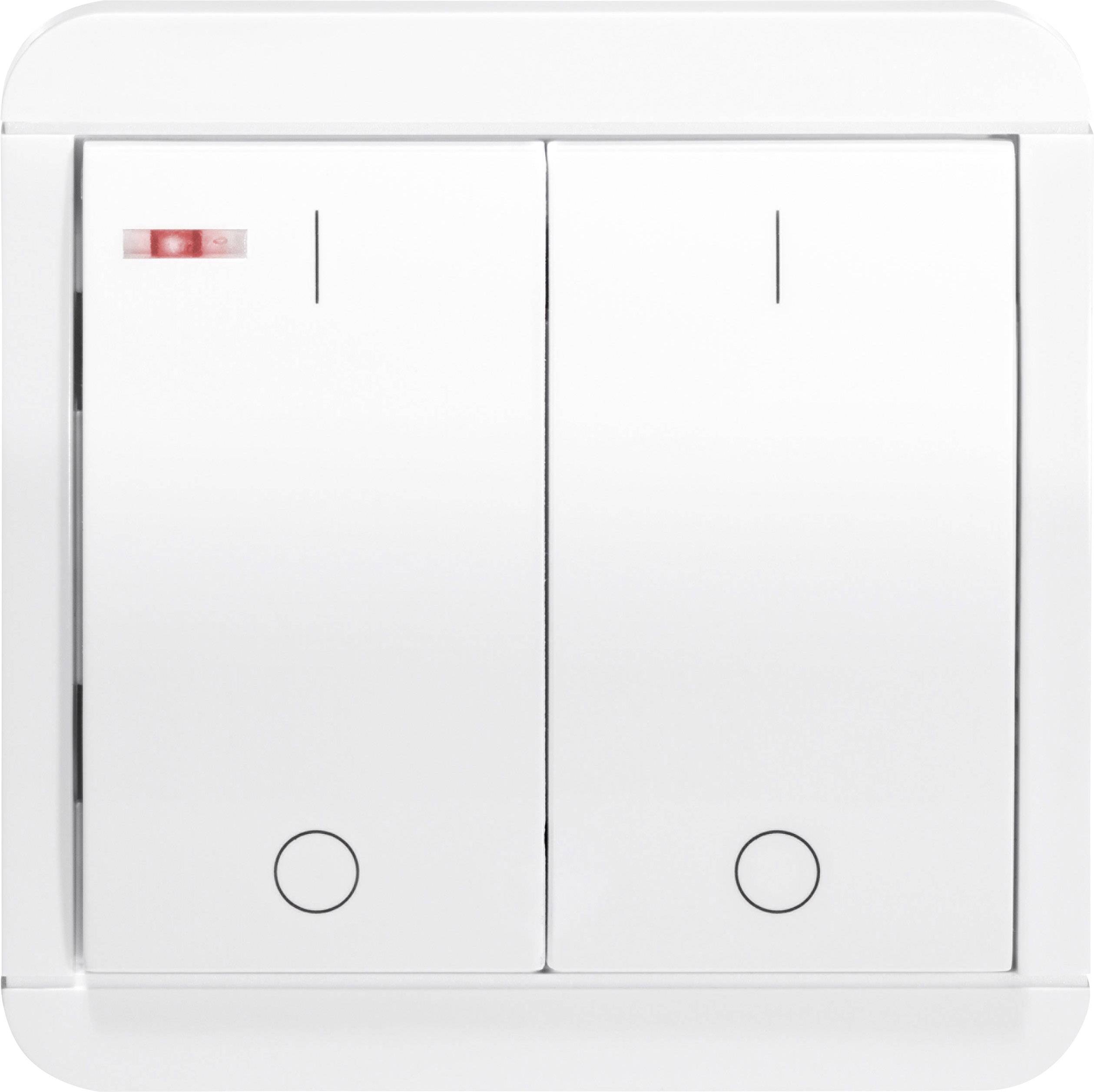 RS2W Funk Wandschalter Aufputz Reichweite max. (im Freifeld) 150 m