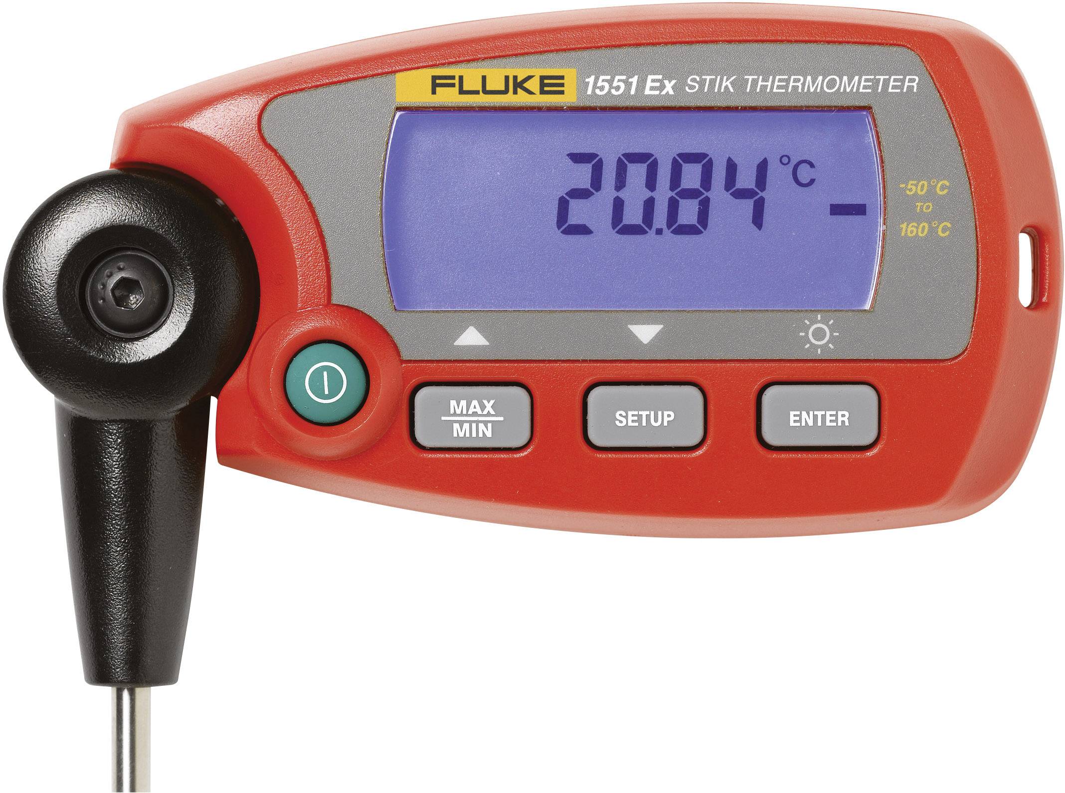 Fluke Calibration 1551A-12 Temperatur-Messgerät -50 - +160 °C Datenlogger-Funktion