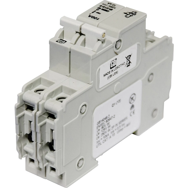 CBI Electric QYD28U2100B0Z Leitungsschutzschalter Passend für (Sicherungen) Photovoltaik-Sicherung 100A 80 V/DC 1St. CBI Electric QYD28U2100B0Z Leitungsschutzschalter Passend für (Sicherungen) Photovoltaik-Sicherung 100A 80 V/DC 1St.