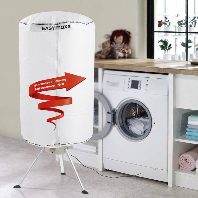 Ballon-Wäschetrockner mit Heizfunktion 900 W 07635200125