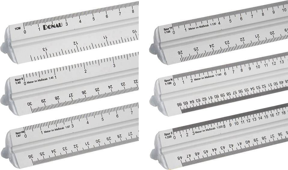 Donau Elektronik ML60 Maßstabslineal Aluminium