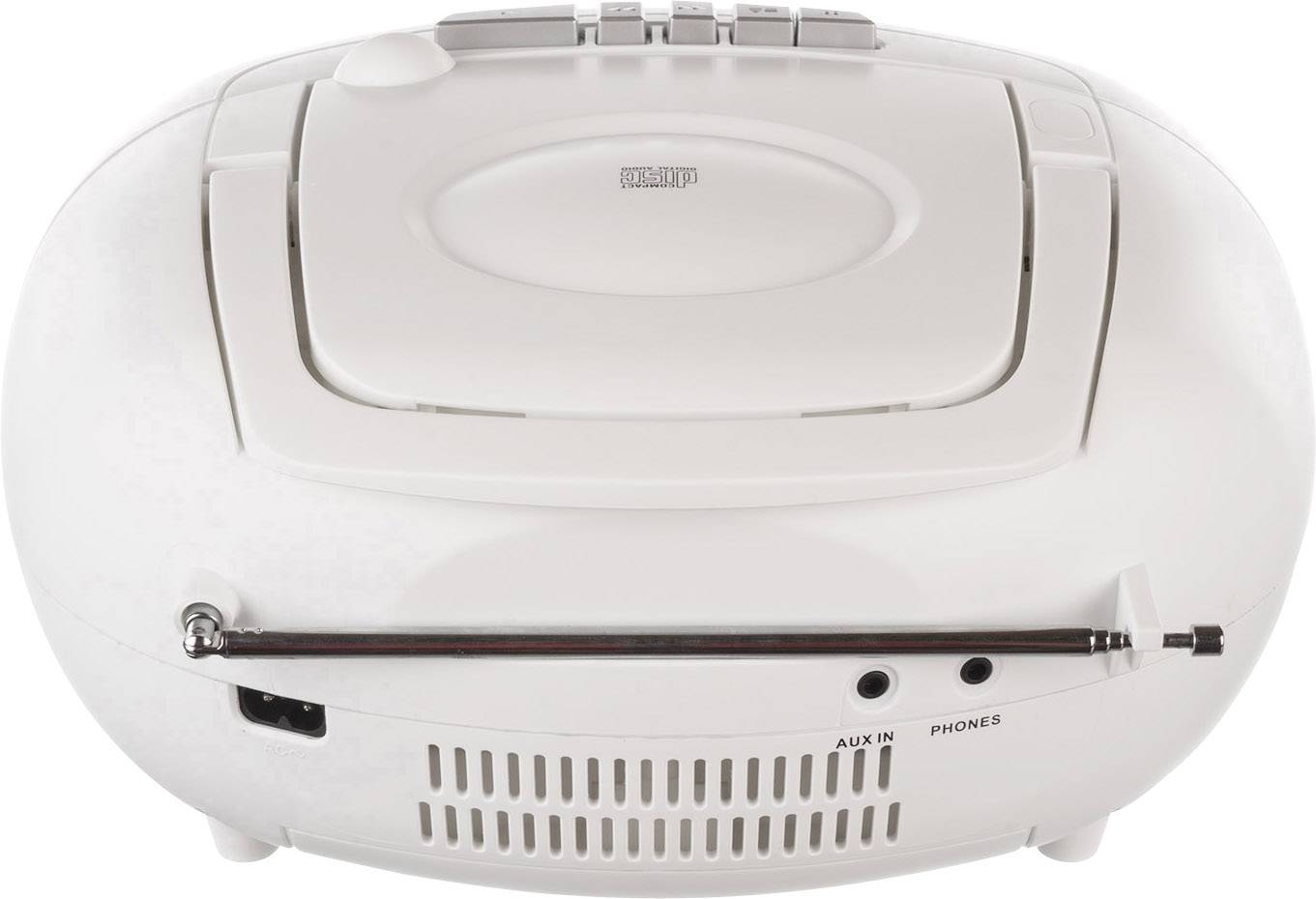 Dual P 70 CD-Radio UKW AUX, CD, Kassette Weiß