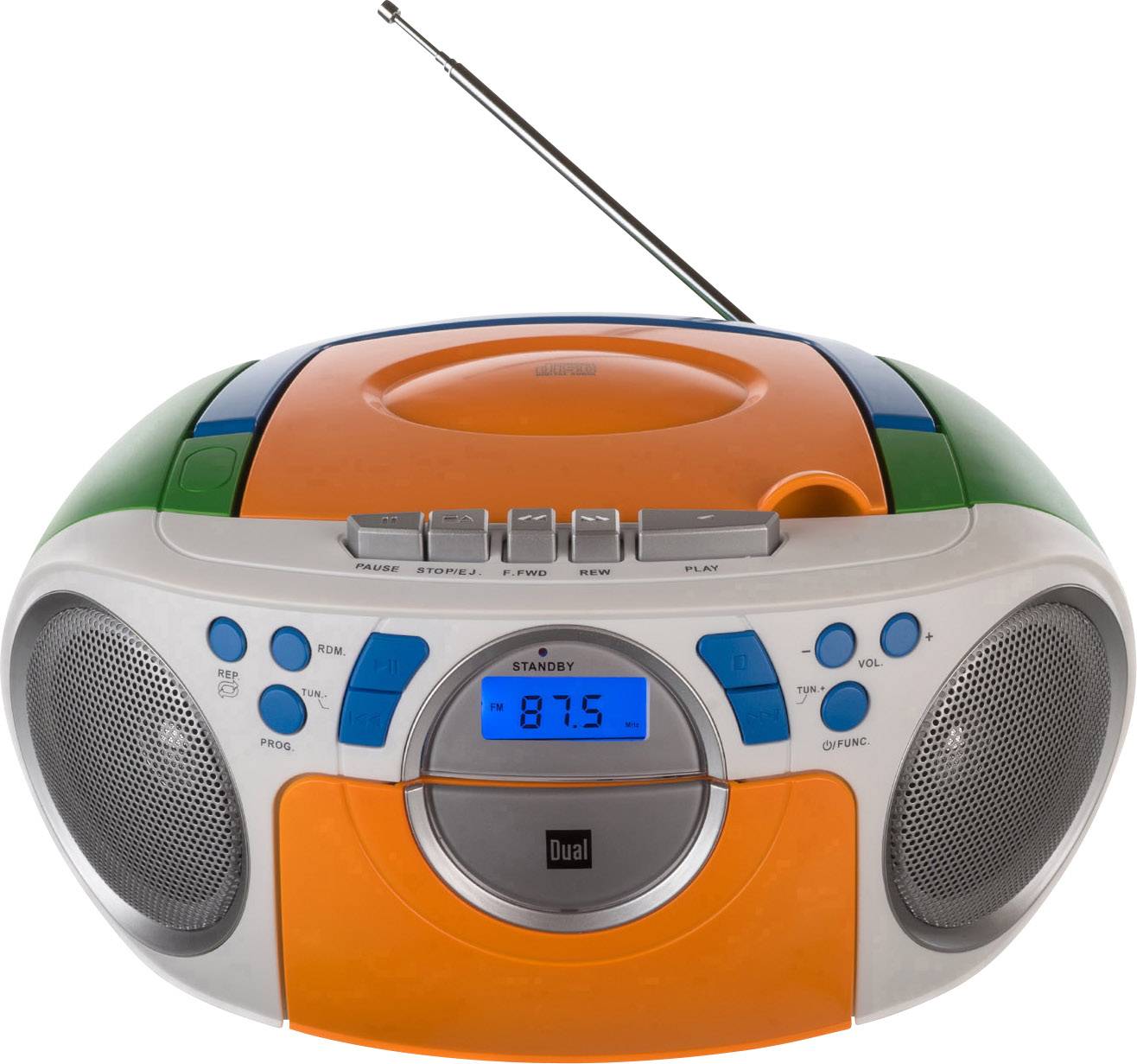 Dual P 70 CD-Radio UKW AUX, CD, Kassette Bunt