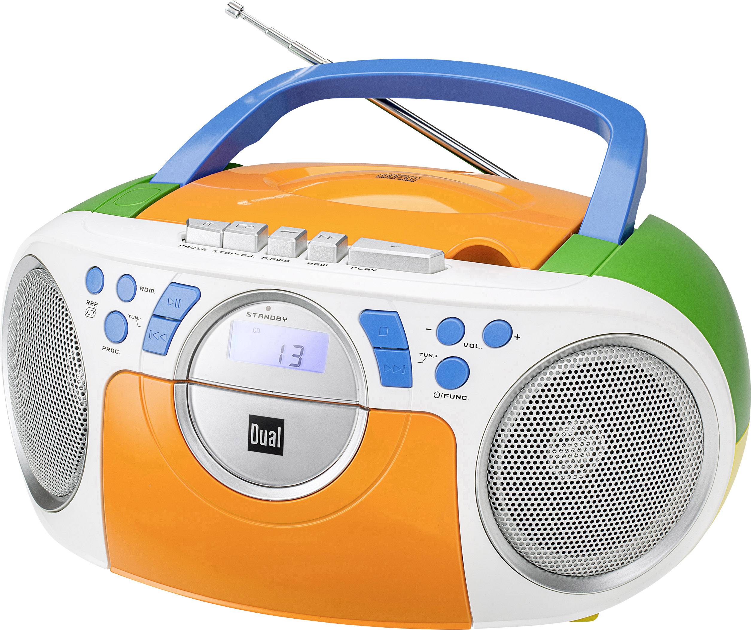 Dual P 70 CD-Radio UKW AUX, CD, Kassette Bunt
