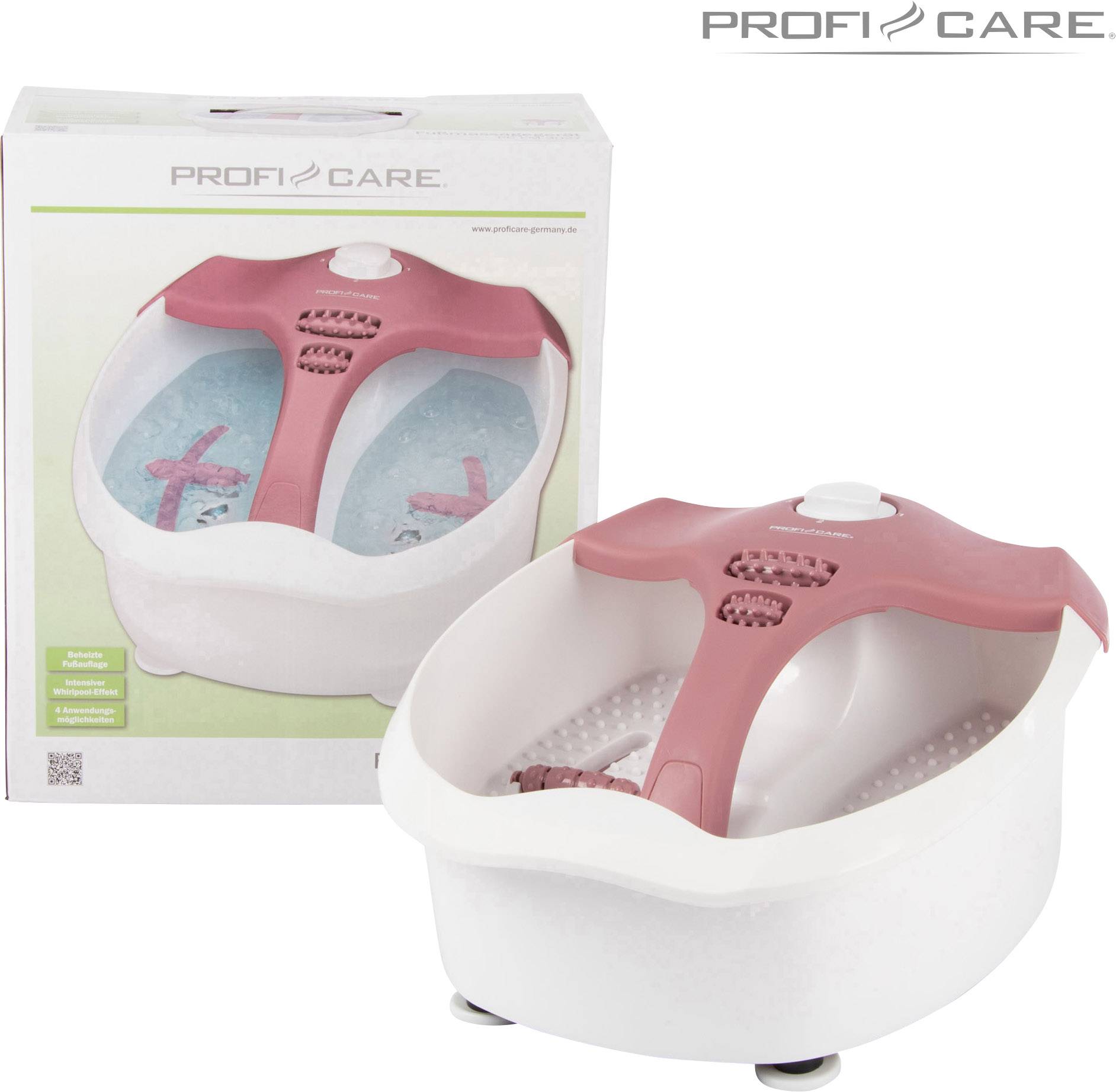 Profi-Care PC-FM 3027 Fußmassagegerät 80W Weiß, Rot