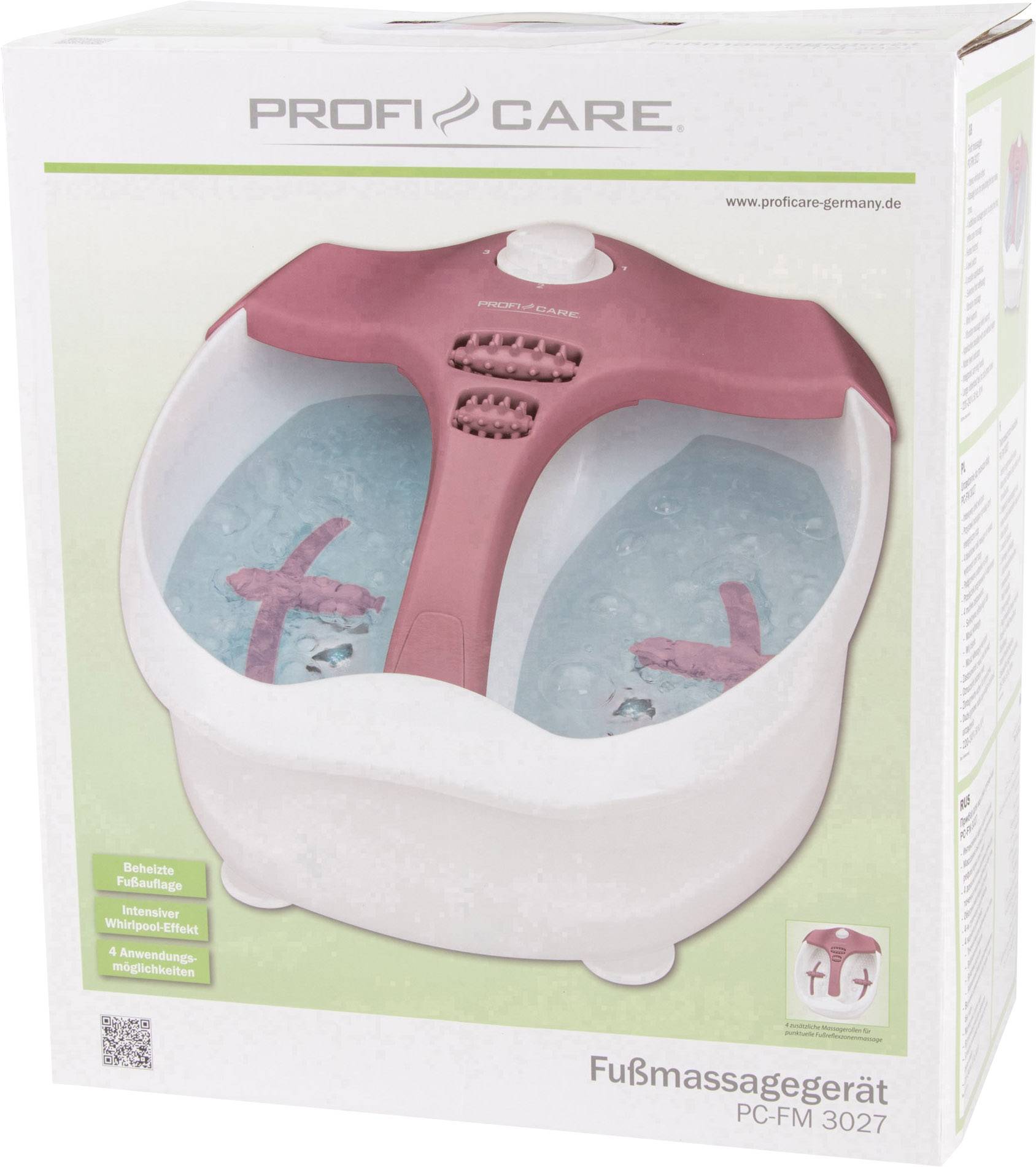 Profi-Care PC-FM 3027 Fußmassagegerät 80W Weiß, Rot