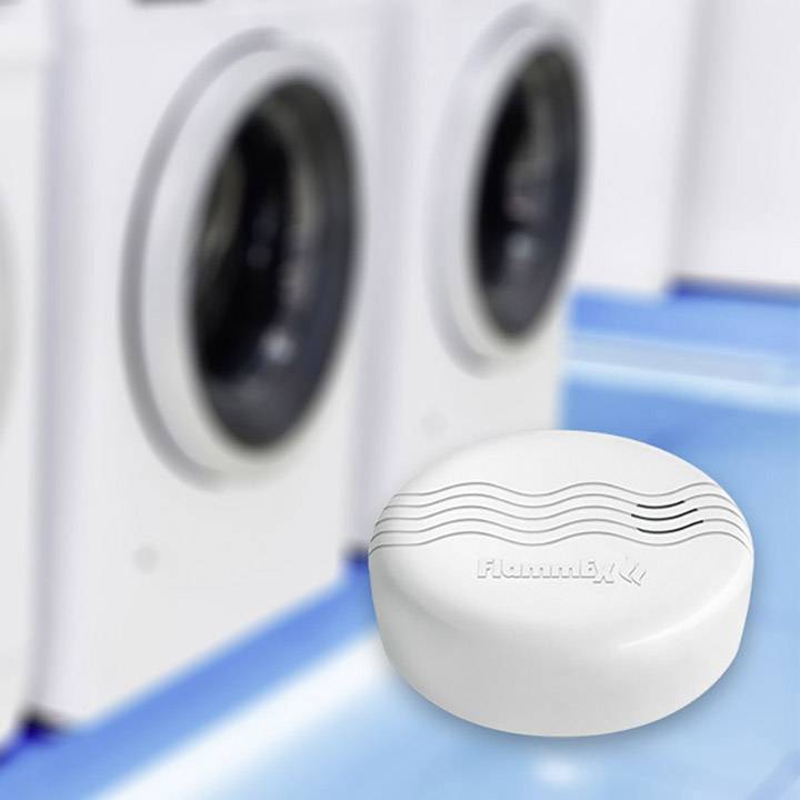 FlammEx A4009004566 Funk-Wassermelder vernetzbar batteriebetrieben