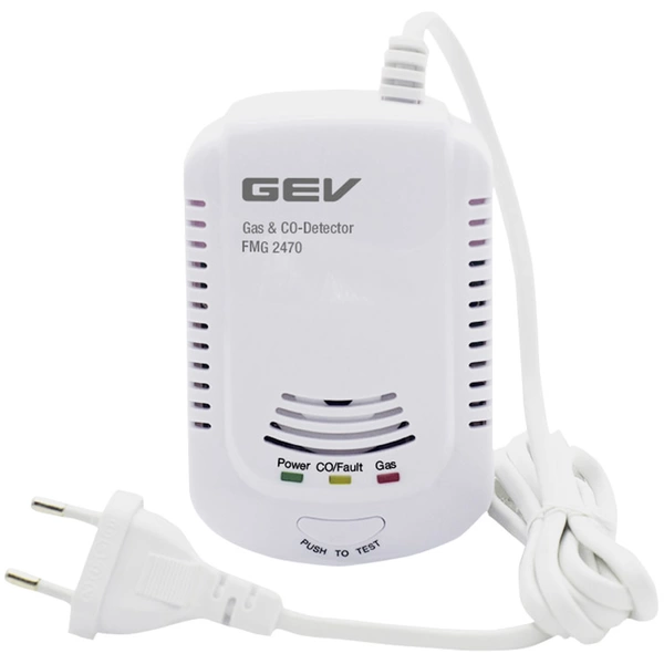 GEV a4025002470 Gas- und Kohlenmonoxidmelder netzbetrieben detektiert Kohlenmonoxid, Butan, Methan, Propan GEV a4025002470 Gas- und Kohlenmonoxidmelder netzbetrieben detektiert Kohlenmonoxid, Butan, Methan, Propan