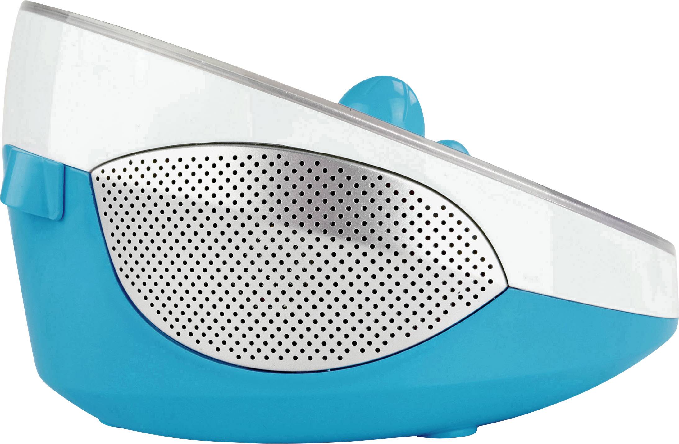 X4 Tech Bobby Joey Jam Box Kinder CD-Player Bluetooth®, AUX, CD, USB, SD Inkl. Karaoke-Funktion, Inkl. Mikrofon Blau