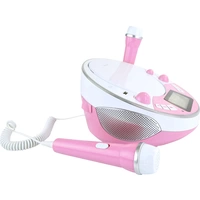 X4 Tech Bobby Joey Jam Box Kinder CD-Player Bluetooth®, AUX, CD, USB, SD Inkl. Karaoke-Funktion, Inkl. Mikrofon Rosa X4 Tech Bobby Joey Jam Box Kinder CD-Player Bluetooth®, AUX, CD, USB, SD Inkl. Karaoke-Funktion, Inkl. Mikrofon Rosa
